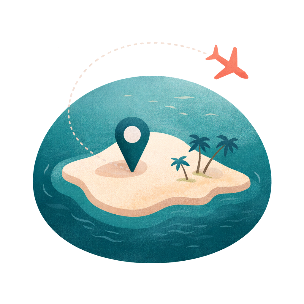 Map pin and connection icon